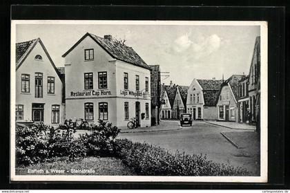 AK Elsfleth a. Weser, Restaurant Cap Horn in der Steinstrasse