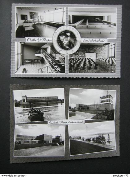 ELSFLETH , Seefahrschule,  2  Schöne   Karten  um 1965