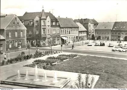 Elsterwerda Marktplatz Springbrunnen