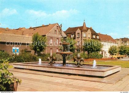 Elsterwerda Wappenbrunnen am Markt