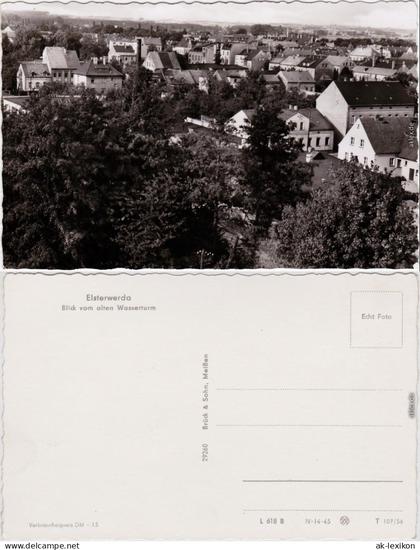 Elsterwerda Wikow Blick vom alten Wasserturm 1956