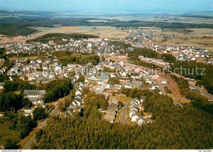 Emmelshausen Luftkurort im Hunsrueck Fliegeraufnahme
