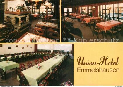 Emmelshausen Union Hotel Restaurant Festtafel Kaminzimmer