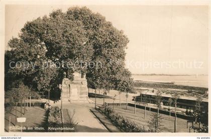 Emmerich Rhein Kriegerdenkmal