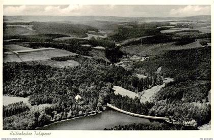 Heilenbecker Talsperre Milspe Ennepetal NRW Fliegeraufnahme