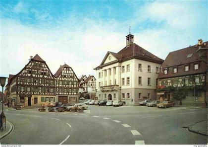 Eppingen Marktplatz 1000jaehrige Stadt der Fachwerkbauten