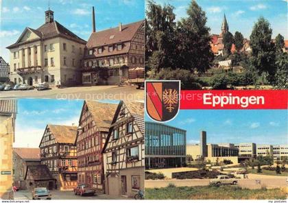 Eppingen Teilansichten Altstadt Fachwerkhaeuser Moderne Architektur