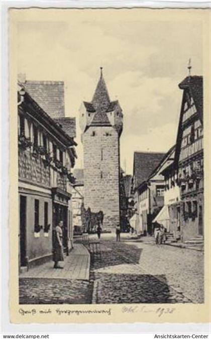 39050090 - Strassenansicht von Herzogenaurach. Ungelaufen. Sehr gute Erhaltung.