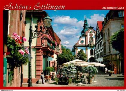 Ettlingen Am Kirchplatz Strassencafé