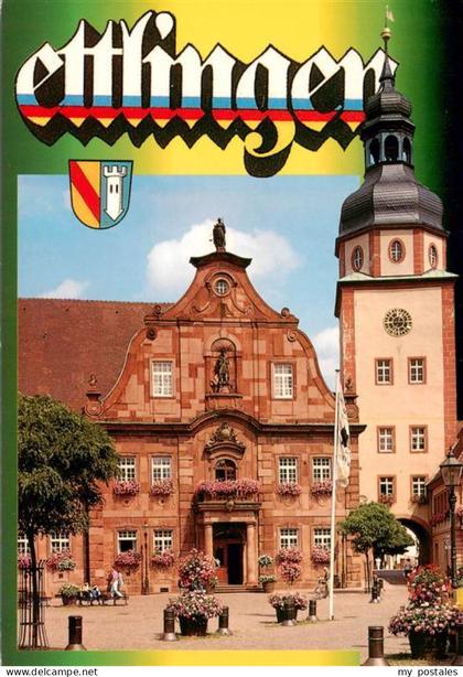 Ettlingen Rathaus mit Rathausturm