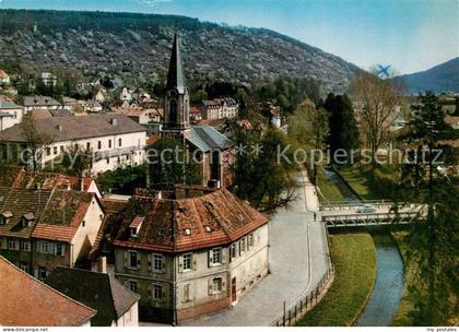 Ettlingen Stadtbild mit Kirche