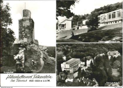 Falkenstein Vogtland Falkenstein ruine Schule Klinik