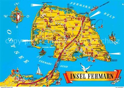 Fehmarn Inselkarte