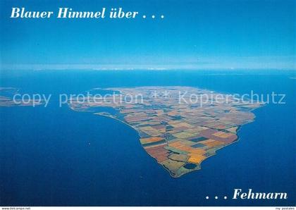 Insel Fehmarn Fliegeraufnahme ganze Insel