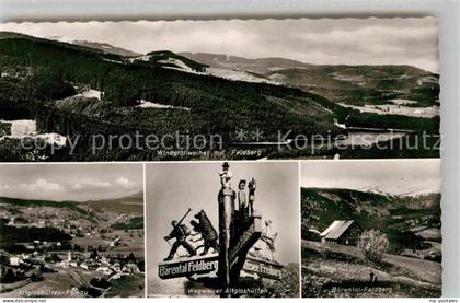 Altglashuetten Windgfaellweiher Feldberg Falkau Wegweiser Baerental Feldberg