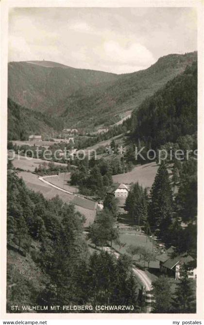 Feldberg Schwarzwald St Wilhelm Tal mit Blick zum Feldberg