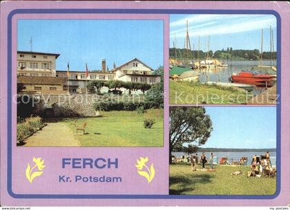 Ferch FDGB Erholungsheim Pierre Semard Badestrand Seglerhafen