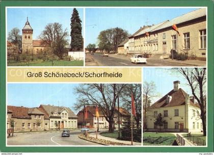 Gross Schoenebeck Kirche Baudenkmal Barock Konsumgaststaette Zur Schorfheide