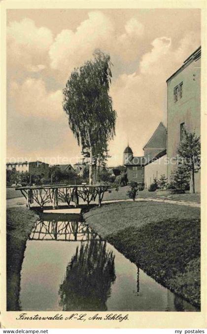 Finsterwalde Brandenburg Partie am Schloss