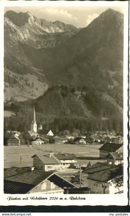 Fischen Allgaeu Fischen - Berg Gasthof Nebelhorn Rubihorn x 1953