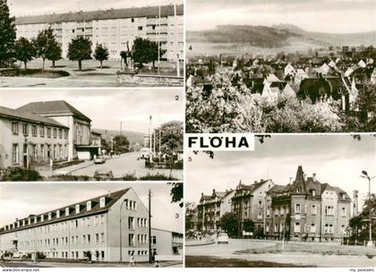 Floeha AWG 1. Mai Bahnhof Poliklinik uebersicht Rathausblick