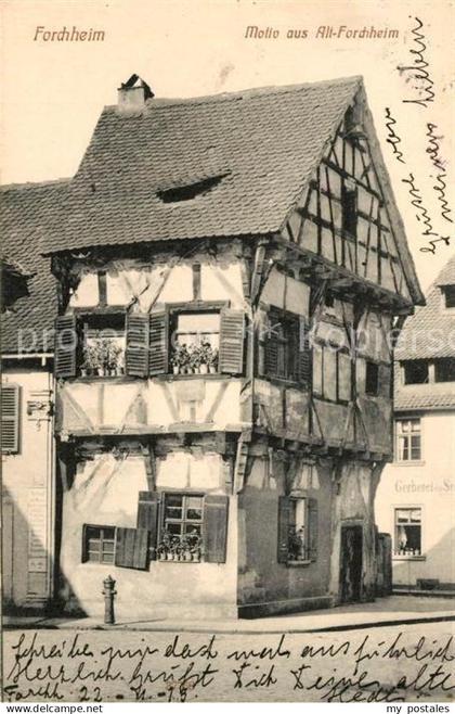 Forchheim Oberfranken Motiv aus Alt Forchheim Altes Fachwerkhaus