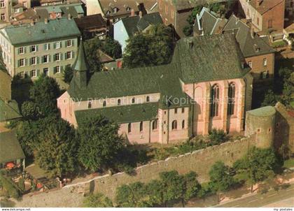 Hoechst Hoechst Frankfurt Main Fliegeraufnahme mit St Justinuskirche