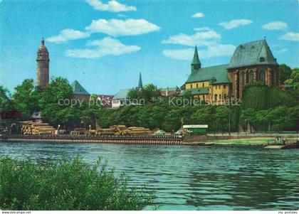 Hoechst Hoechst Frankfurt Main Mainpartie Schloss Justinus Kirche