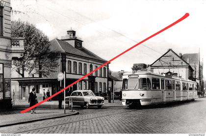 AK Frechen Hauptstraße Marienschule Straßenbahn Tram Stadtbahn a Marsdorf Hücheln Benzelrath Grefrath Hürth Kerpen Köln