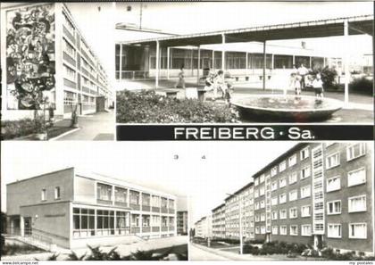 Freiberg Sachsen Freiberg Schule  ungelaufen ca. 1965
