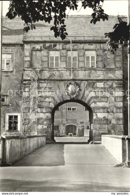 Freiberg Sachsen Schlossportal