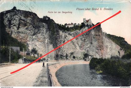 AK Plauenscher Grund Begerburg Straße a Dresden Plauen Coschütz Freital Potschappel Deuben Dölzschen Pesterwitz Tharandt