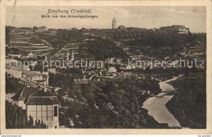 Freyburg Unstrut Blick von den Schweinebergen