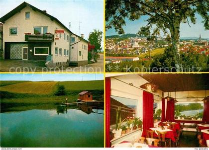 Freyung Freyung-Grafenau Bayern Gasthaus Pension Angelteich Panorama Alte Birke