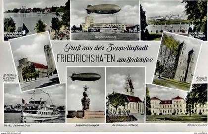 Friedrichshafen Bodensee Friedrichshafen Hafenbahnhof Zeppelin St Nikolauskirche