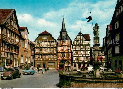 Fritzlar Marktplatz Rolandsbrunnen