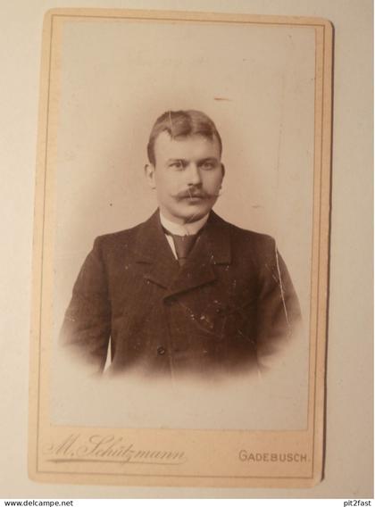 Kabinettfoto - Atelier Schützmann in Gadebusch , Adel , CDV , Photographie , Kabinett !!