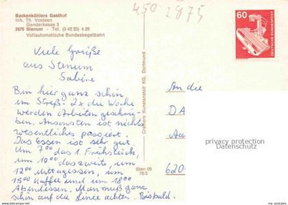 Stenum Ganderkesee Oldenburg Niedersachsen Backenkoehlers Gasthof Gaestehaus