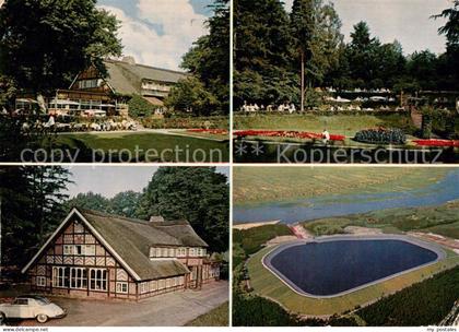 Geesthacht Elbe Fliegeraufnahme Restaurant Forsthaus Gruener Jaeger Teilansichte
