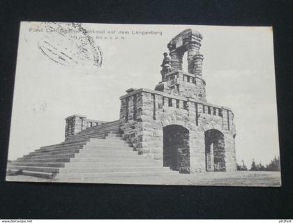 Denkmal auf dem Langenberg b. Gehren i. Th. , ca. 1920 , Ansichtskarte , AK , CPA !!