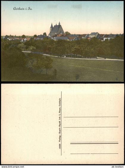 Ansichtskarte Geithain Stadtpartie 1911