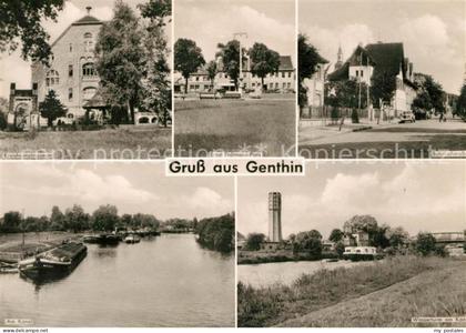 Genthin Kreisheimatmuseum Bahnhofstrasse Kanal Wasserturm