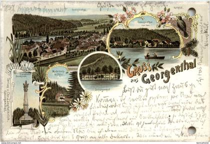 Gruss aus Georgenthal - Litho