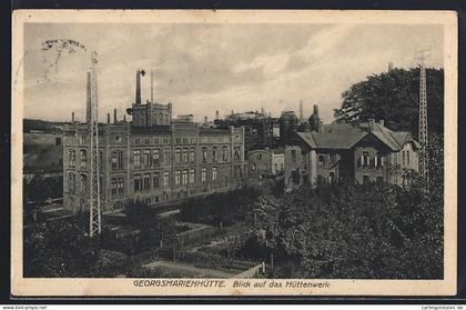 AK Georgsmarienhütte, Blick auf das Hüttenwerk
