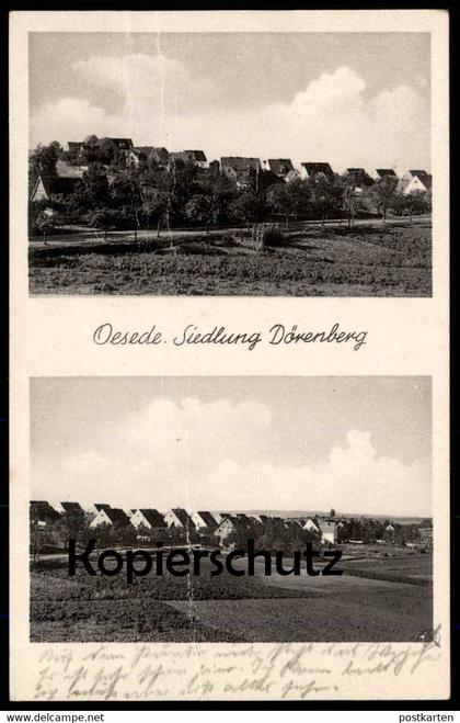 ALTE POSTKARTE KLOSTER OESEDE SIEDLUNG DÖRENBERG GEORGSMARIENHÜTTE BEI OSNABRÜCK Ansichtskarte AK postcard cpa