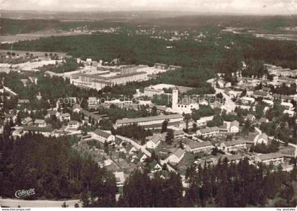 Geretsried Isar Fliegeraufnahme Kirche Wald Siedlung Hochhaeuser Oberbayern