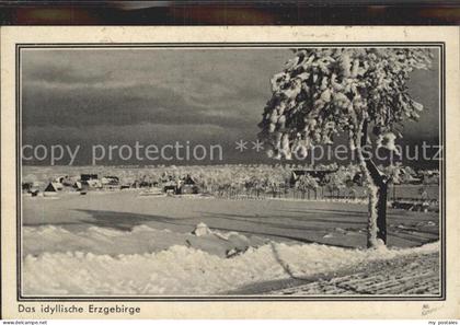 Geyer Das idyllische Erzgebirge im Winter