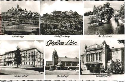 Giessen Lahn Giessen Bahnhof Universitaet Theater