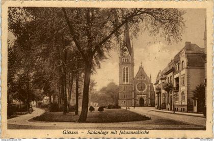 Giessen - Südanlage mit Johanneskirche