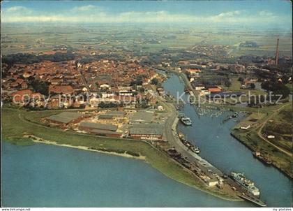 Glueckstadt an der Elbe Fliegeraufnahme